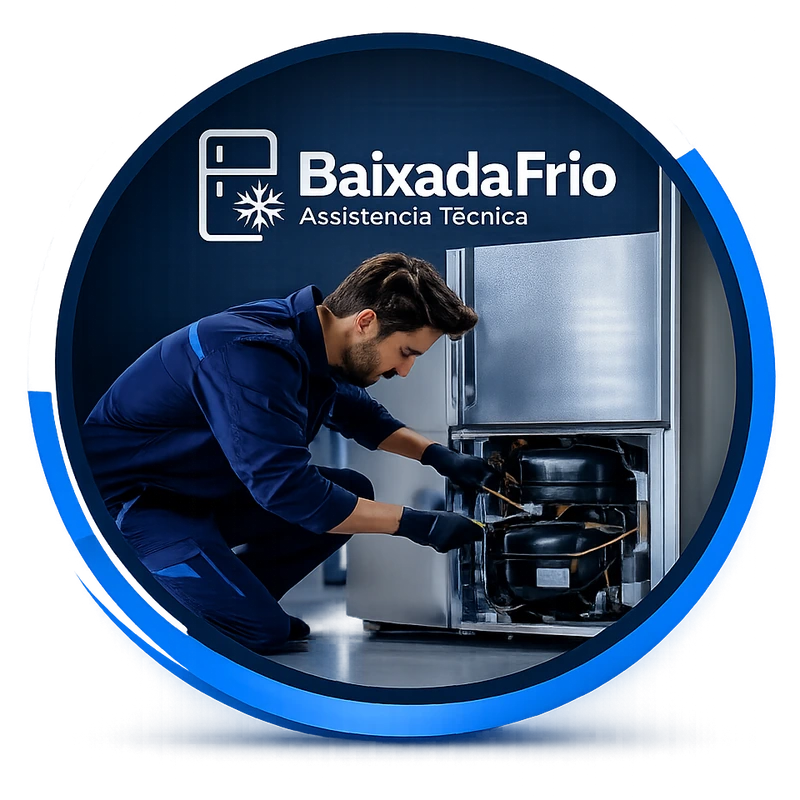 Equipe técnica da Baixada Frio em ambiente organizado